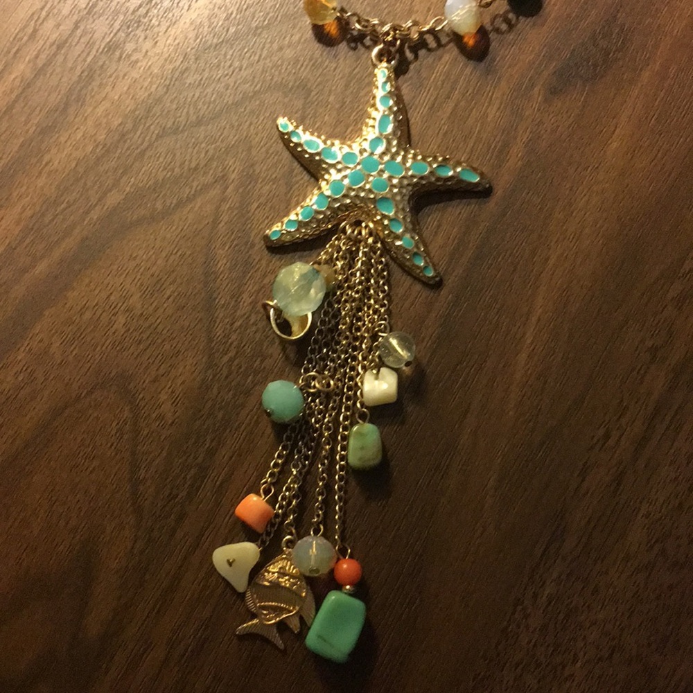 Long starfish necklace!